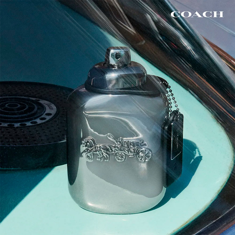 Perfume Coach New York Pure Platinum Masculino - Parfum 60ml — foto 3