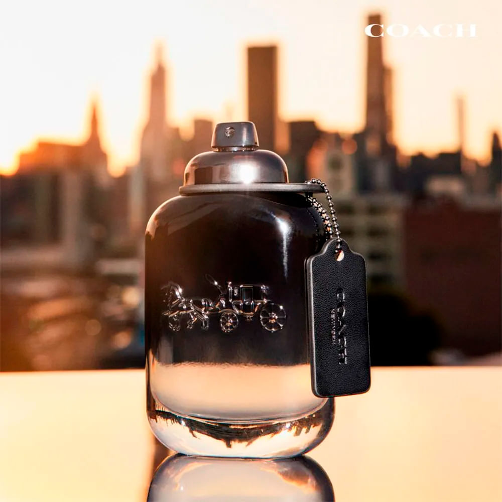 Perfume Coach New York Pure Platinum Masculino - Parfum 60ml — foto 4