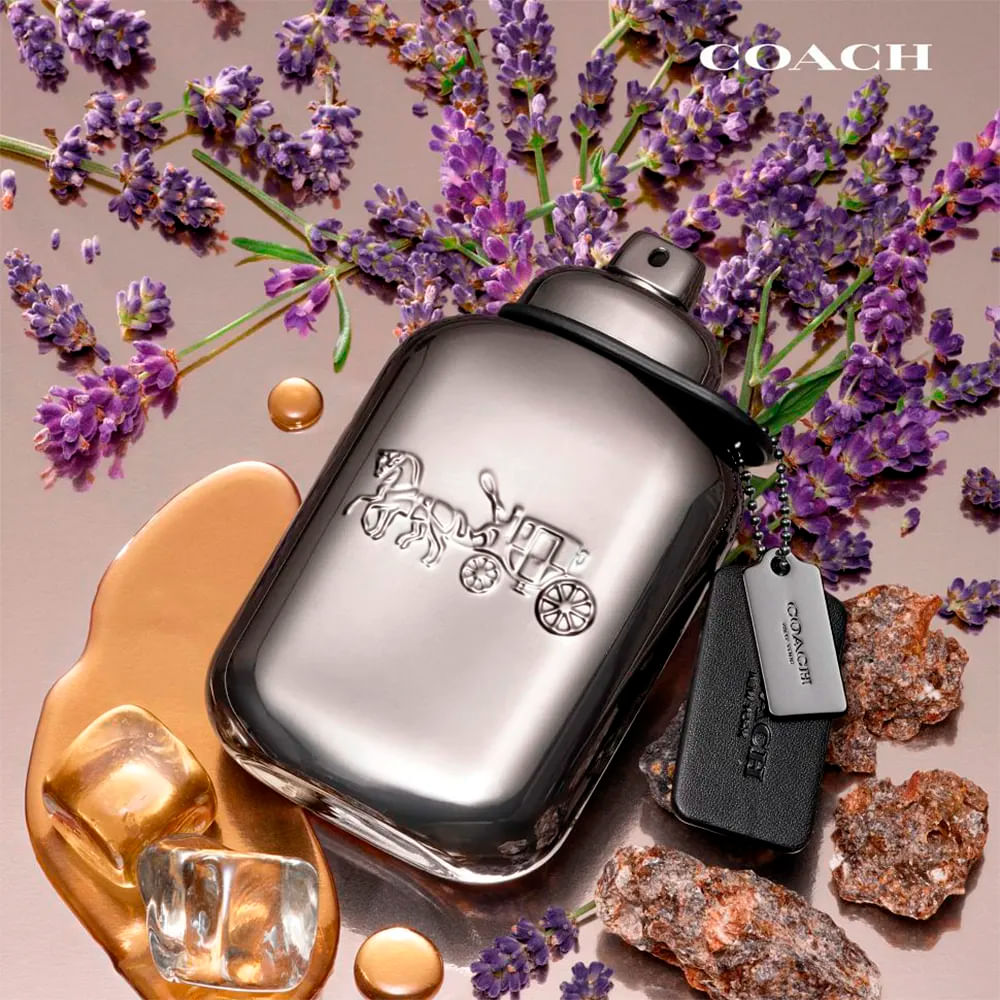 Perfume Coach New York Pure Platinum Masculino - Parfum 60ml — foto 6