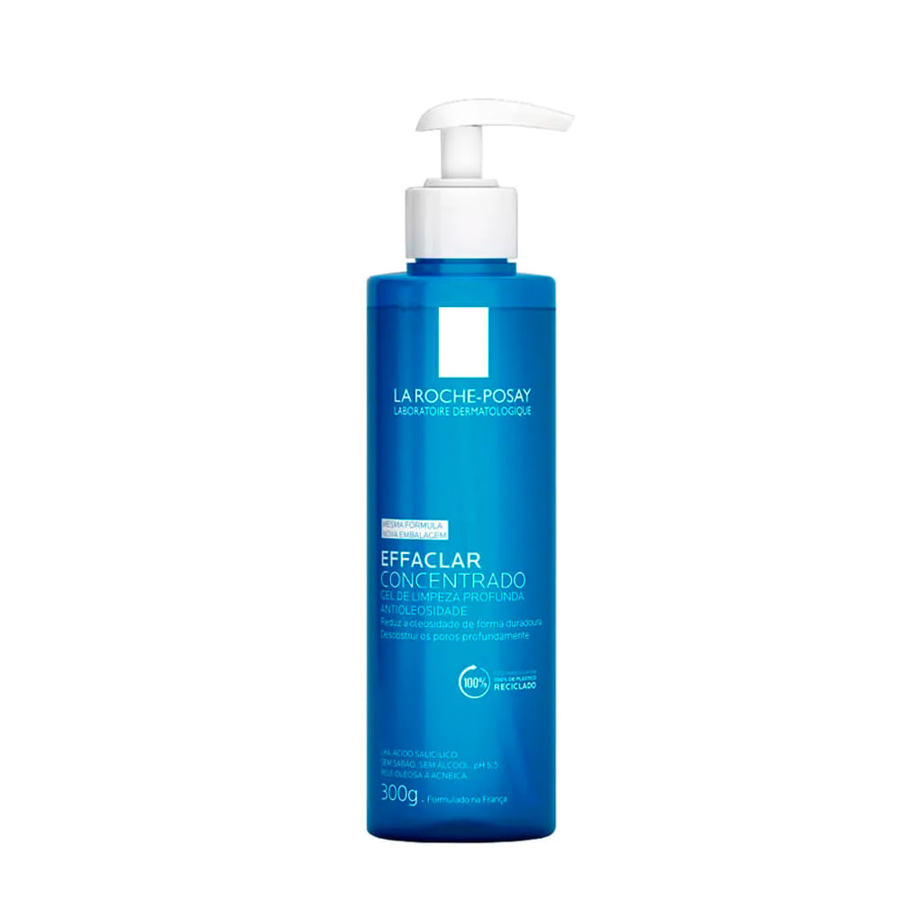 Gel Facial de Limpeza La Roche-Posay Effaclar Concentrado 300g