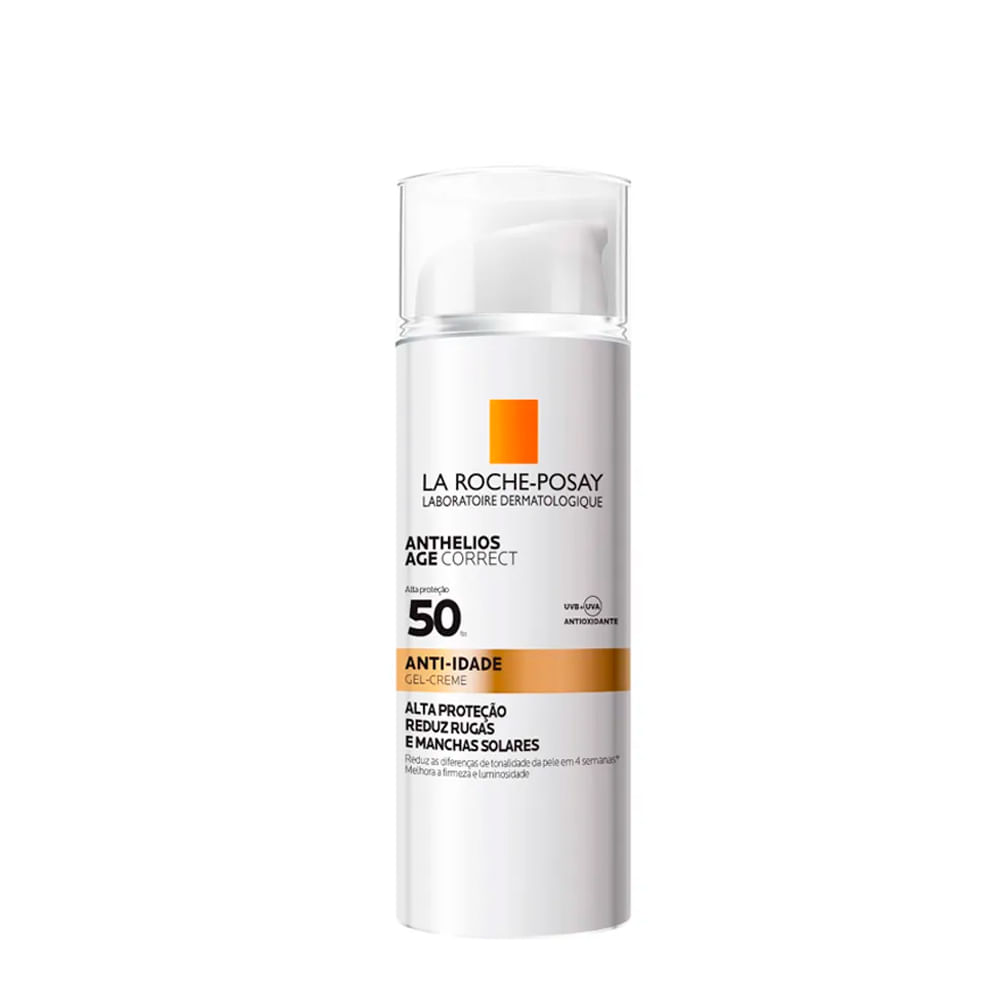 Protetor Solar Facial Anti-Idade La Roche-Posay Anthelios Age Correct FPS 50 Sem Cor 50g