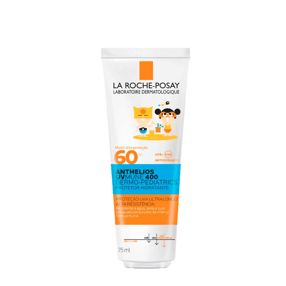 Protetor Solar La Roche-Posay Anthelios Uvmune 400 Dermo-Pediatrics Spray Invisível FPS 60 75ml