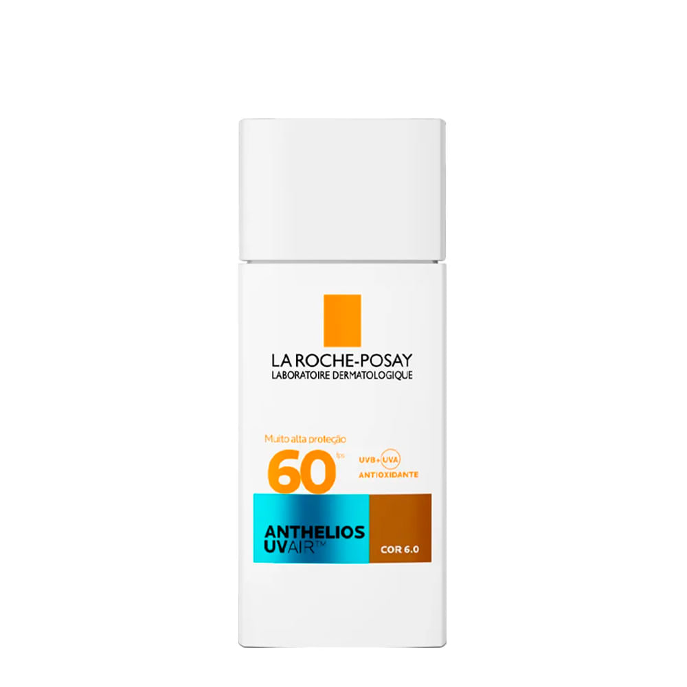 Protetor Solar Facial La Roche-Posay Anthelios UVAir FPS 60 Cor 6.0 45ml