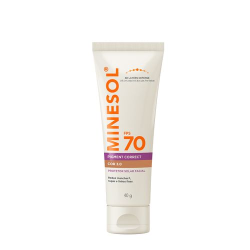 Protetor Solar Facial Neostrata Minesol Pigment Correct Fps70 3.0 40g