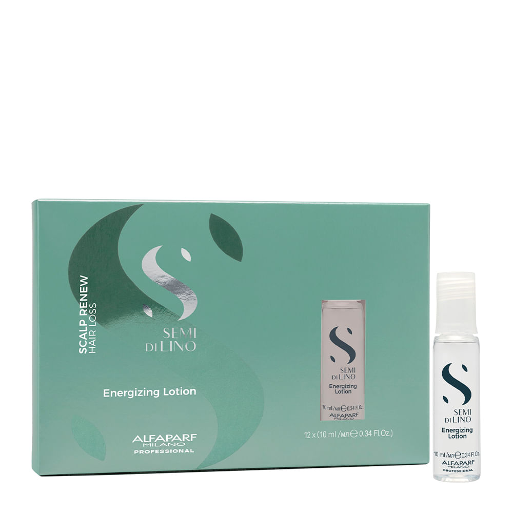 Kit Ampola  Alfaparf Milano Professional Semi Di Lino Scalp Renew 10ml-12 Unidades