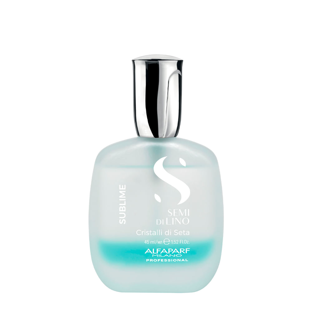 Óleo Alfaparf Milano Professional Semi Di Lino Sublime Cristalli Di Seta 45ml