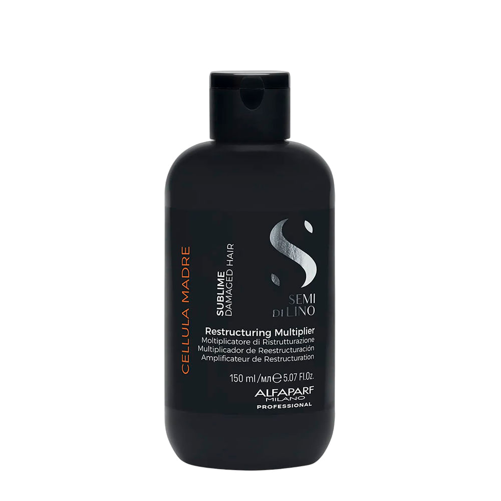 Multiplicador de Reconstrução Alfaparf Milano Professional Semi Di Lino Sublime Cellula Madre 150ml