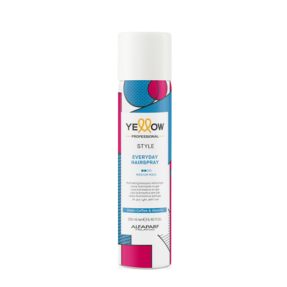 Spray Fixador Yellow Professional Style Médio 250ml