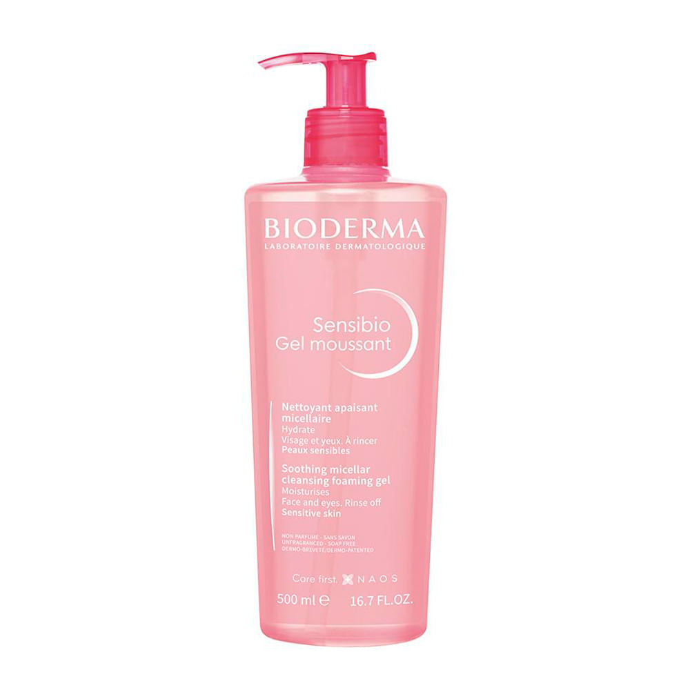 Gel de Limpeza Facial Bioderma Sensibio Gel Moussant 500ml