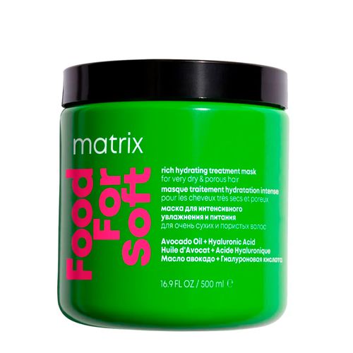 Máscara de Hidratação Matrix Vegana Óleo de Abacate Food For Soft 500ml