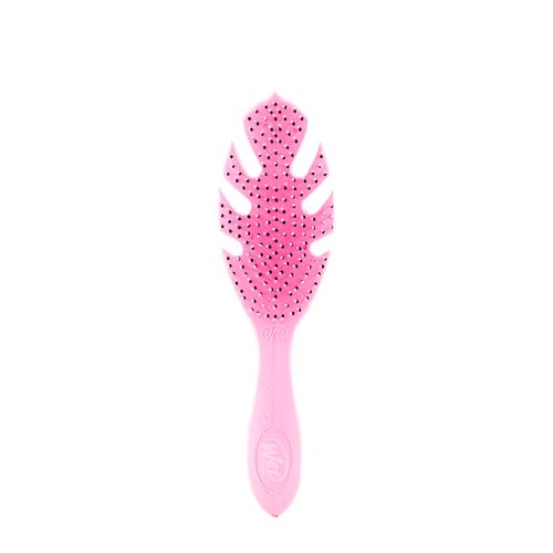 Escova para Desembaraçar Wetbrush Go Green Folha Rosa