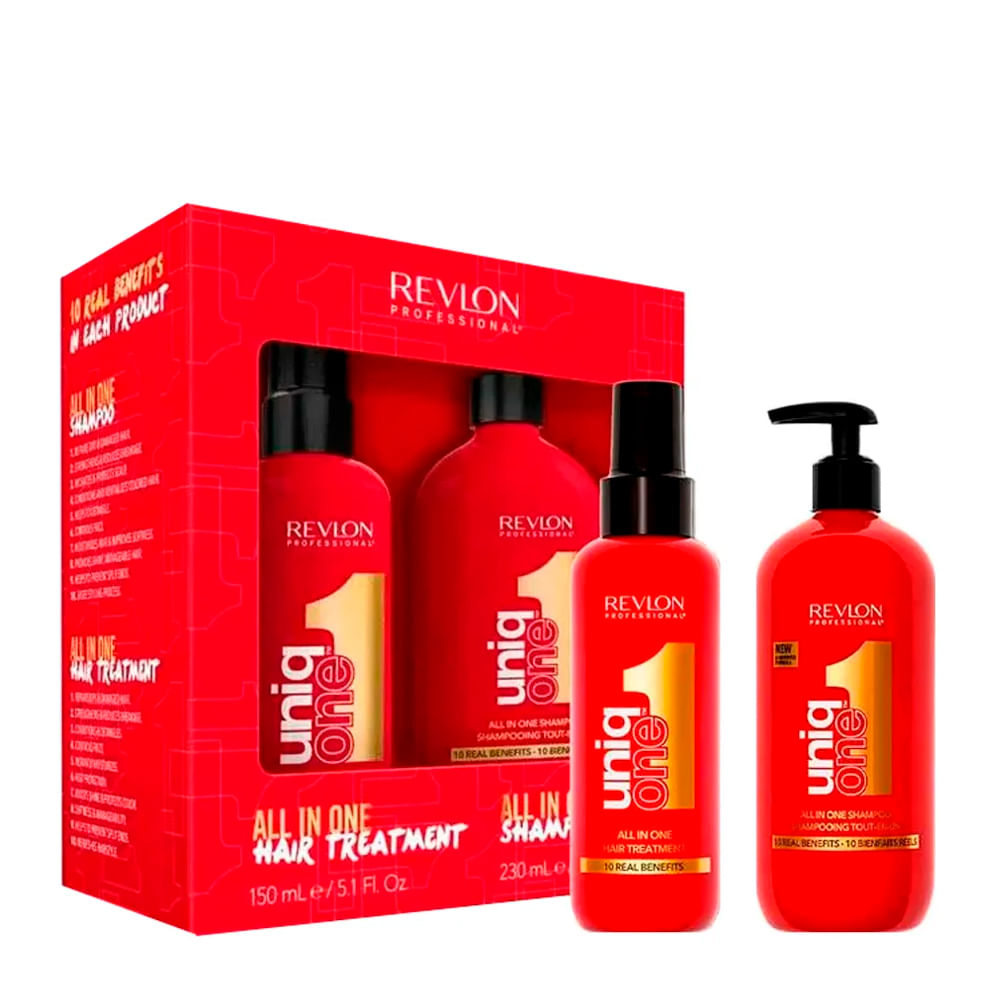 Kit Shampoo Revlon Professional Uniq One 230ml + Leave-In 150ml
