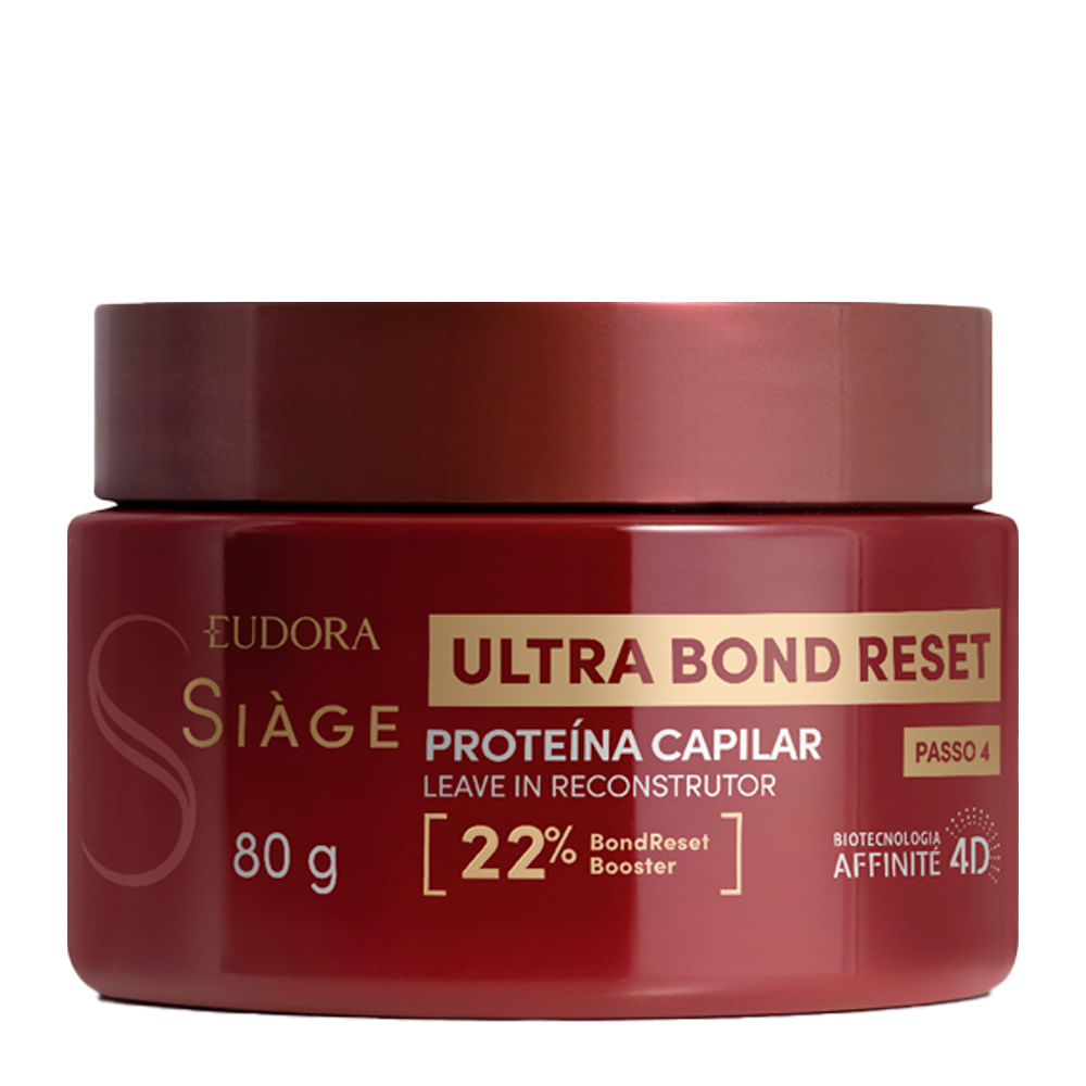 Proteína Capilar Eudora Siàge Ultra Bond Reset 80g