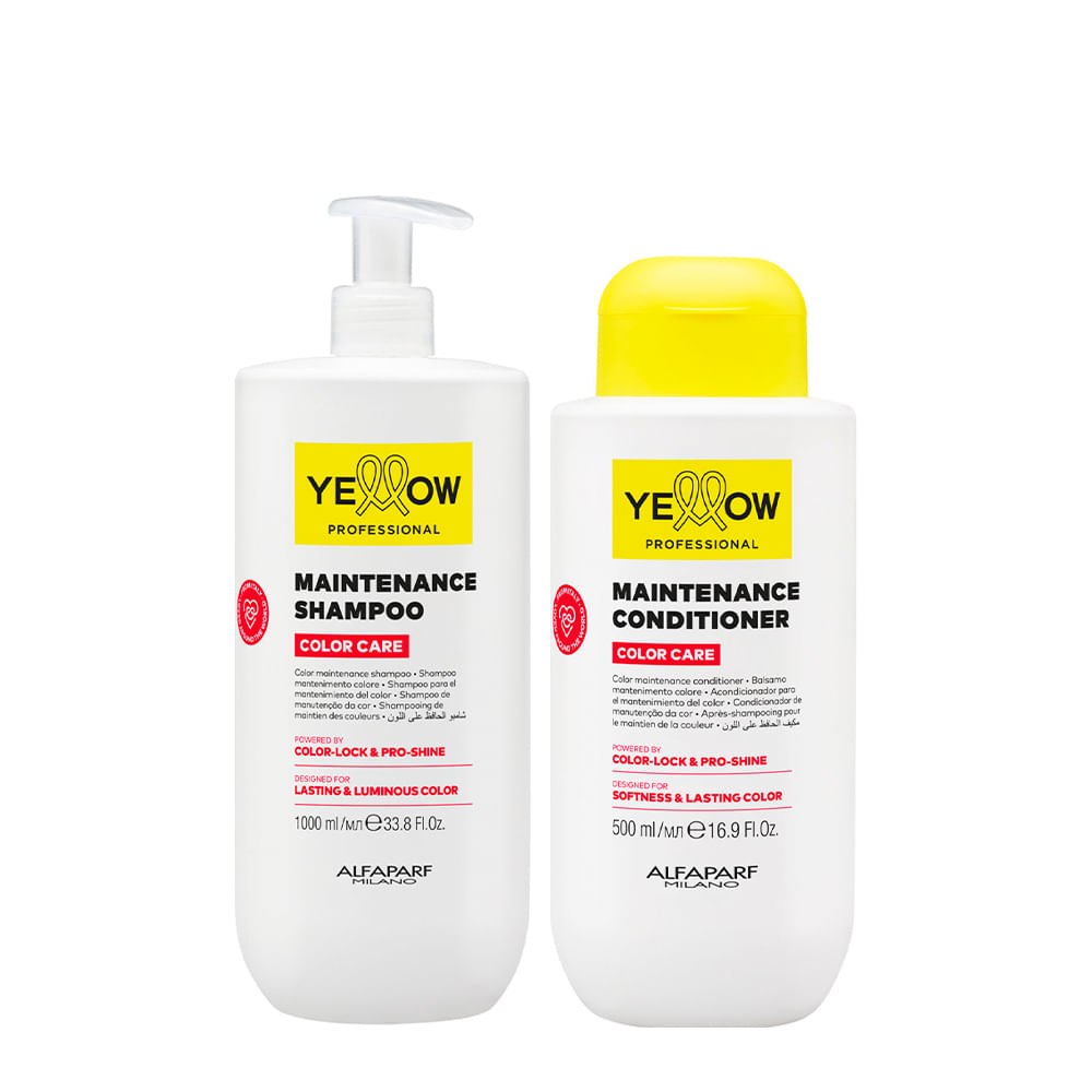 Kit Yellow Professional Color Care Shampoo 1000ml + Condicionador 500ml