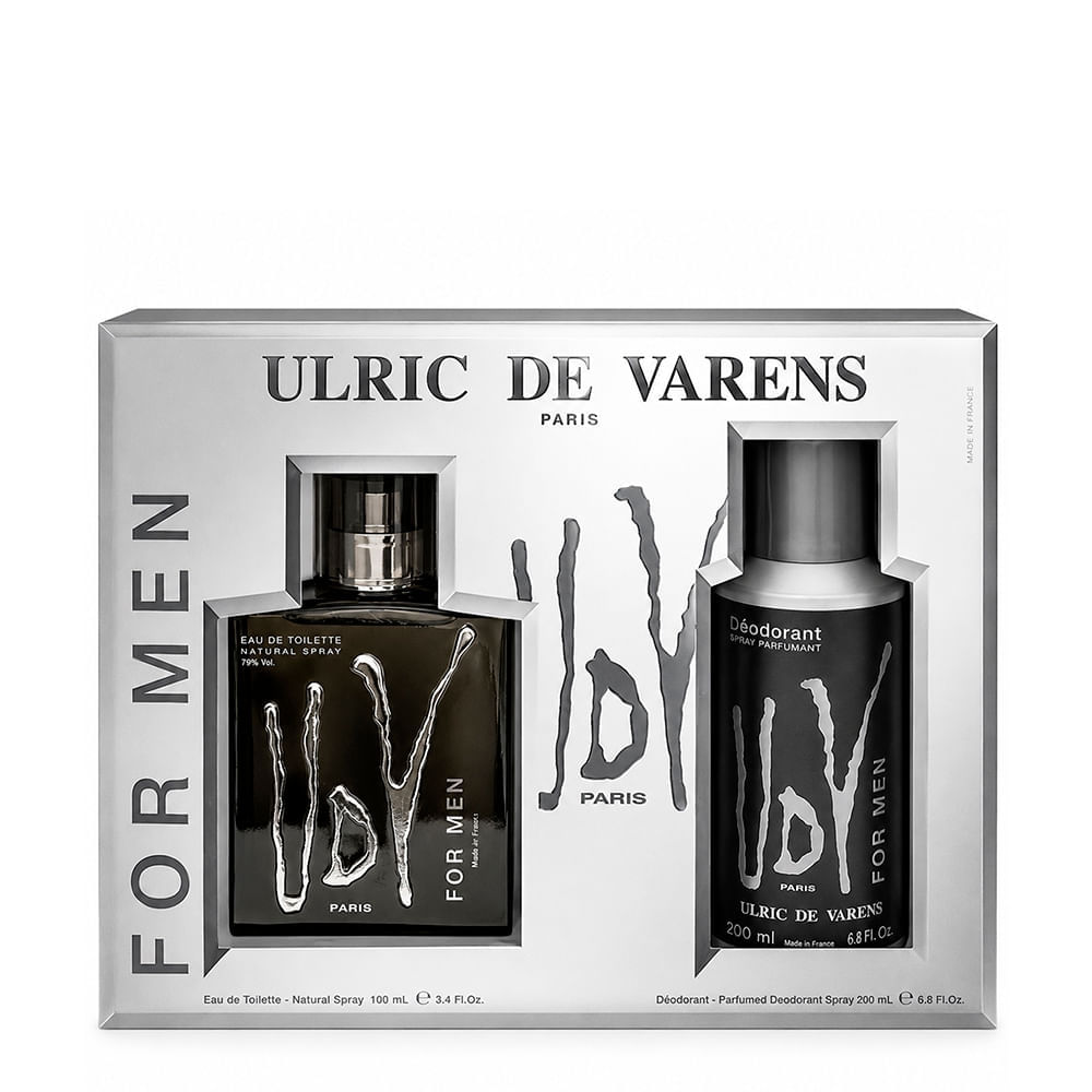 Kit Ulric De Varens UDV - Eau de Toilette 100ml + Desodorante 200ml