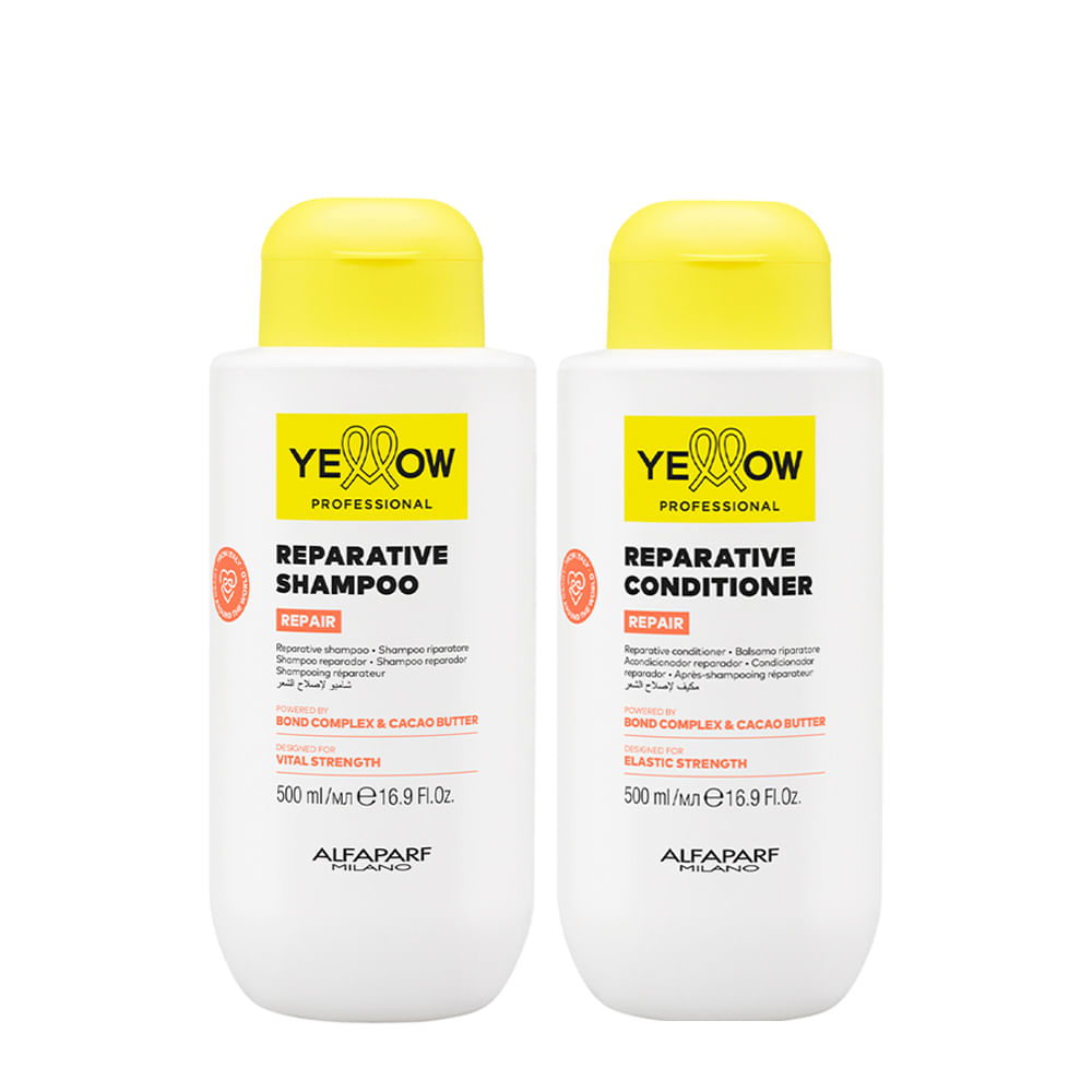 Kit Yellow Professional Repair Shampoo 500ml + Condicionador 500ml