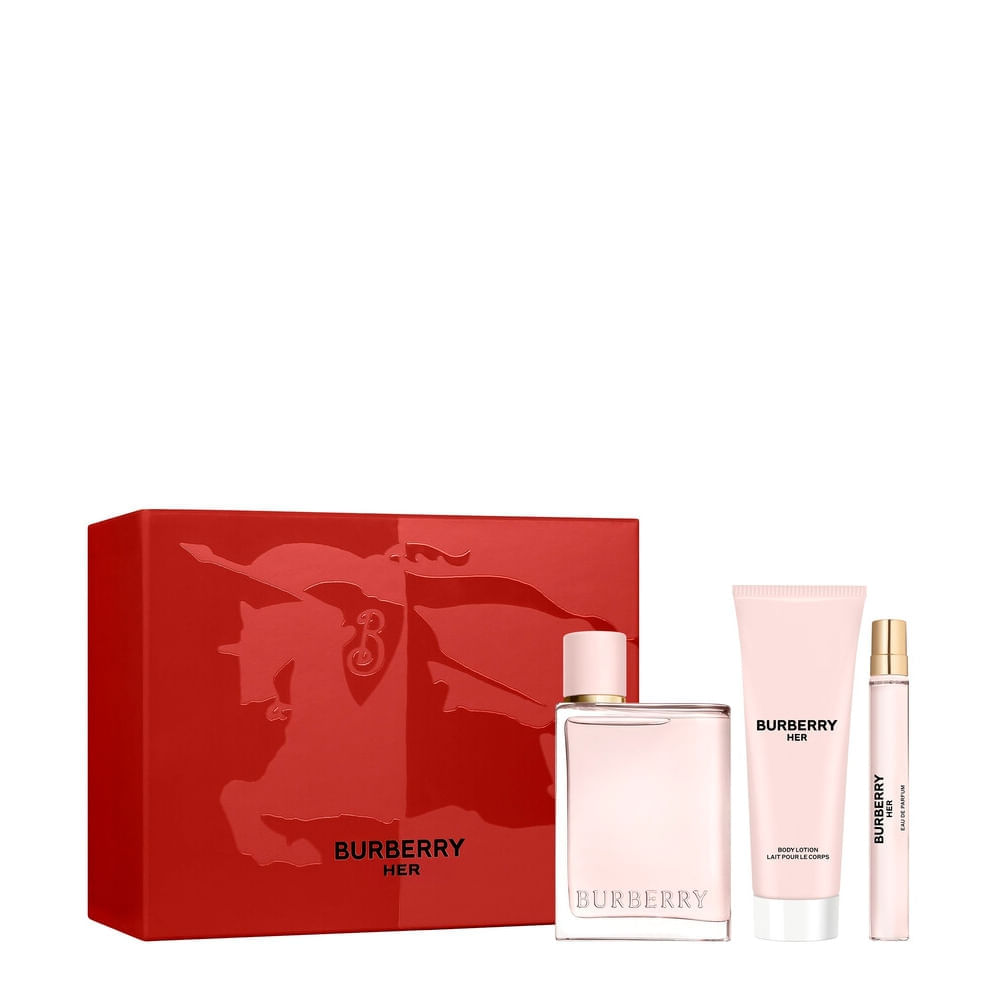 Kit Burberry Her Masculino - Edp 100ml + BL 75ml + PS 10ml