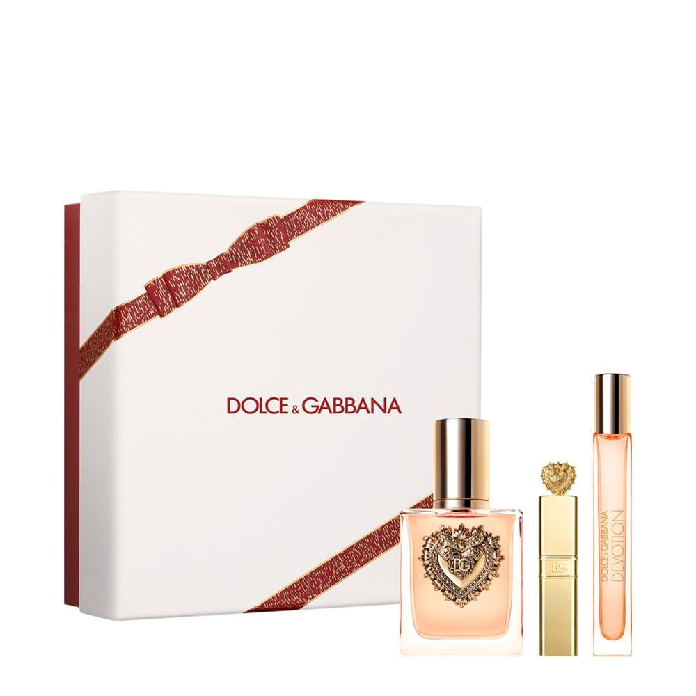 Kit Dolce & Gabbana Devotion Feminino - Edp 50ml + 10ml + Máscara 3ml