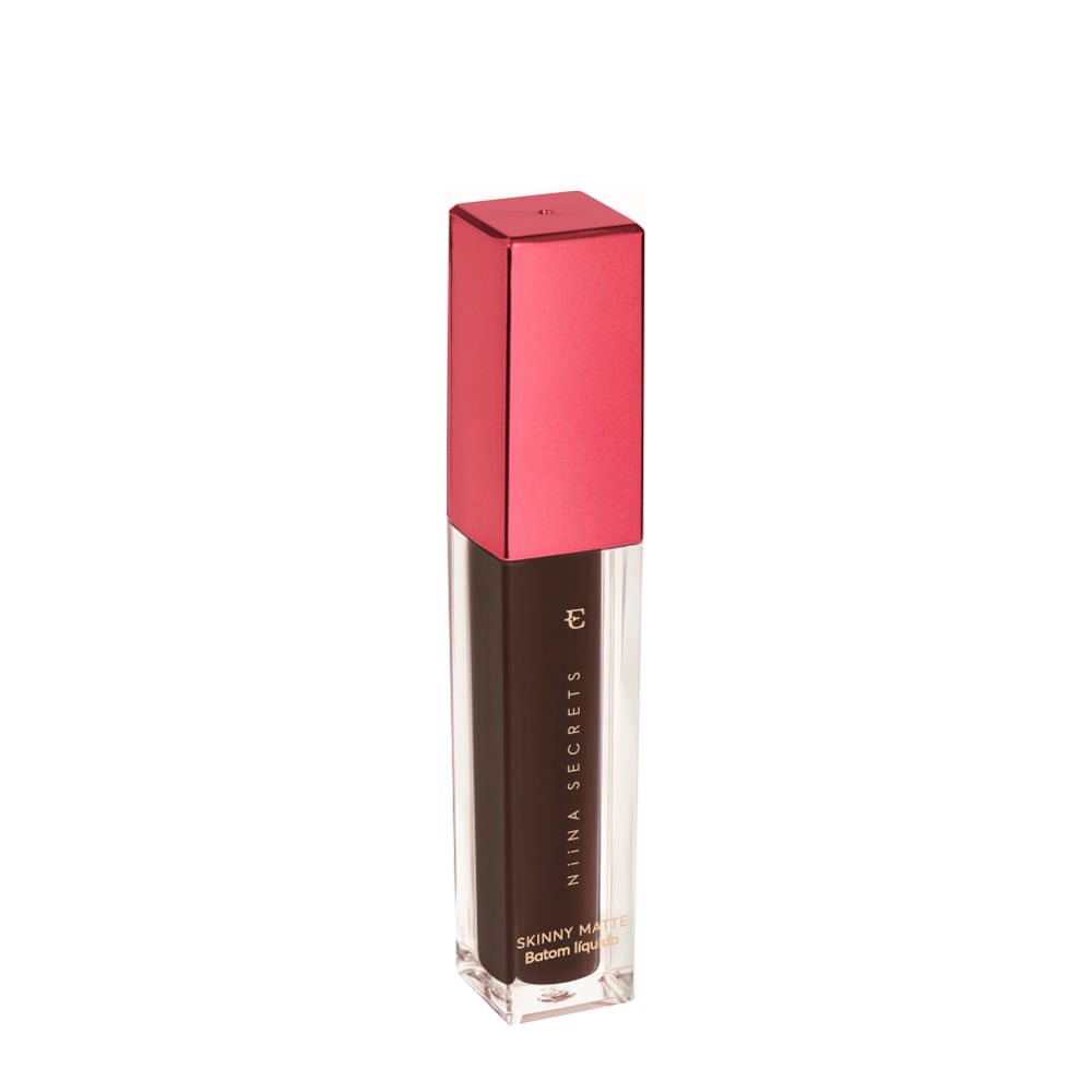 Batom Eudora Niina Secrets Skinny Matte Marrom Lírio 5ml