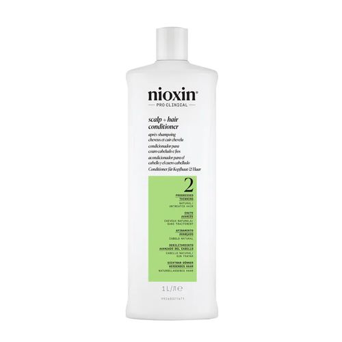 Condicionador Nioxin Cabelo Natural com Afinamento Avançado Sistema 2 1000ml