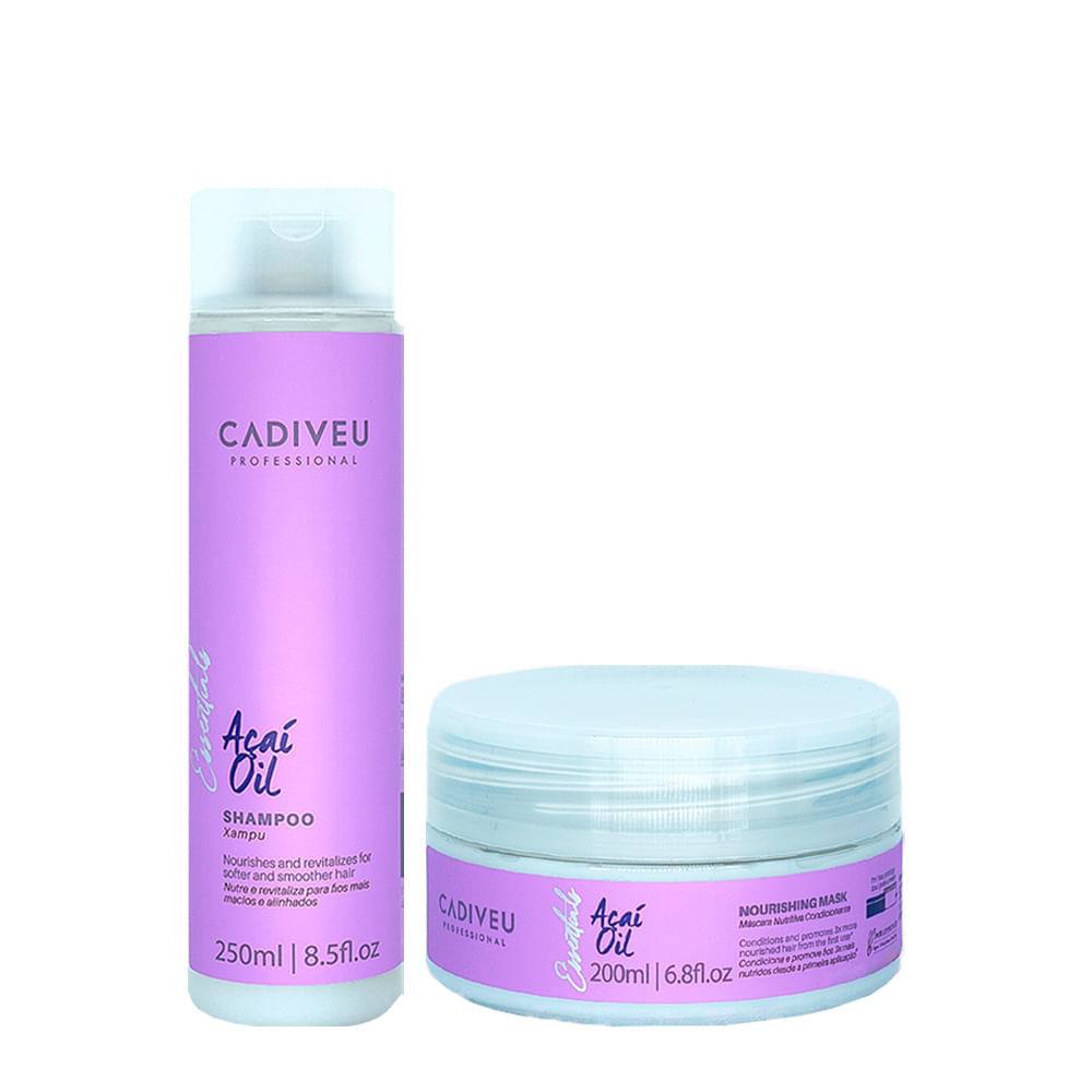 Kit Cadiveu Professional Essentials Açaí Oil Nutrição Essencial