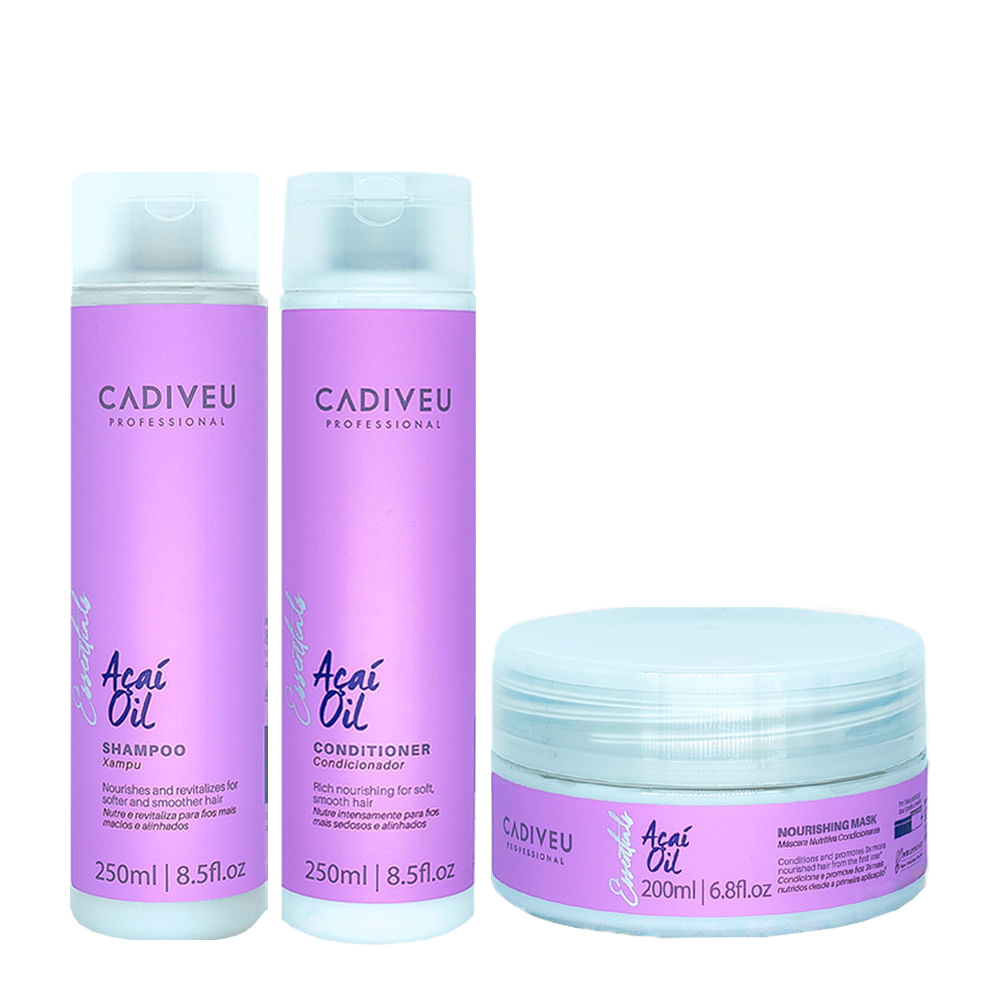 Kit Cadiveu Professional Essentials Açaí Oil Rotina Completa