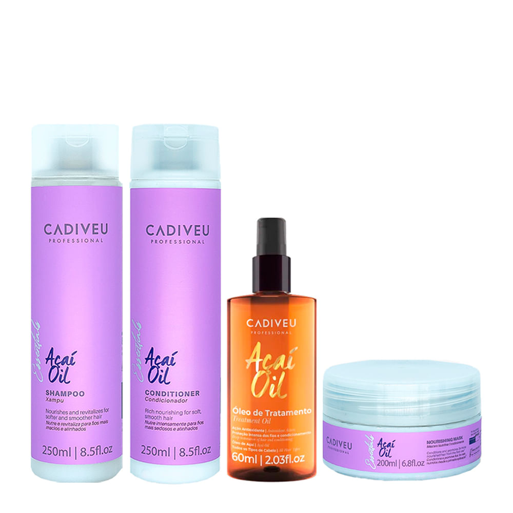 Kit Cadiveu Professional Essentials Açaí Oil Hidratação Premium