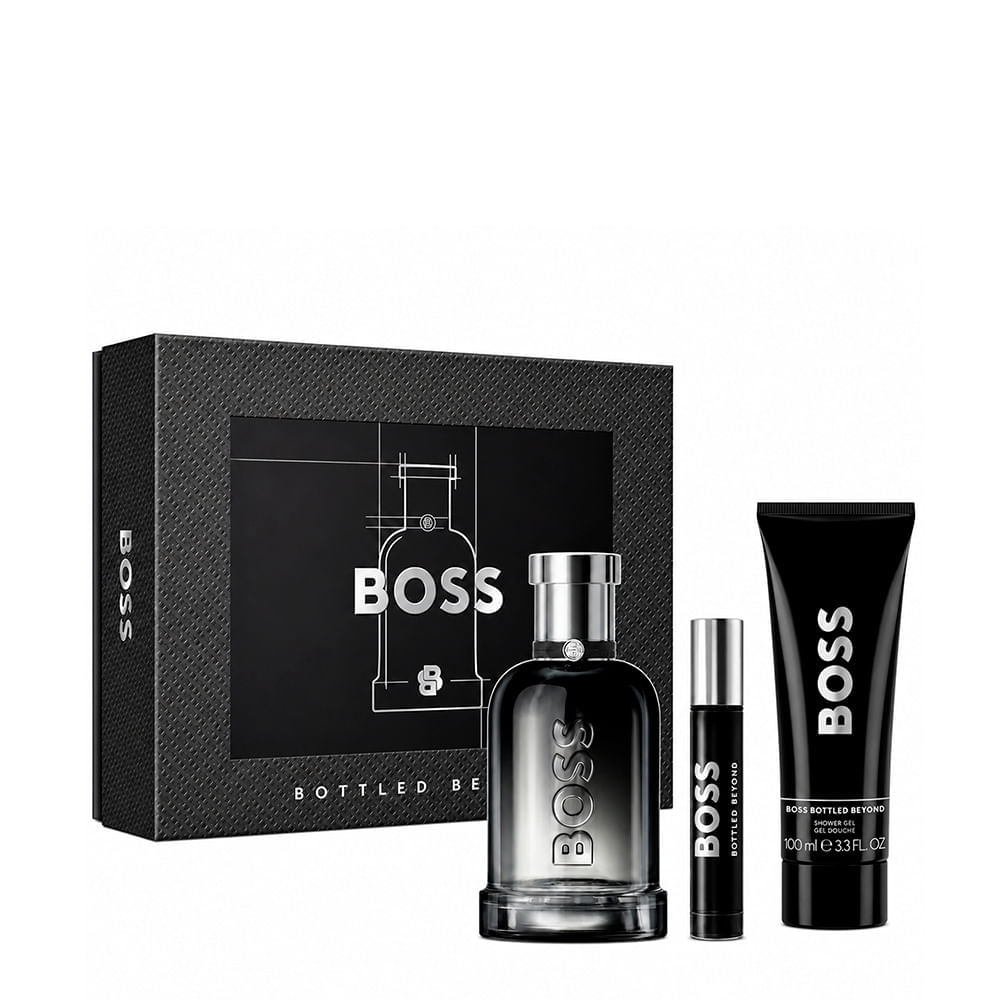 Kit Hugo Boss Bottled Beyond Masculino EDP 100ml + 10ml + SG 100ml