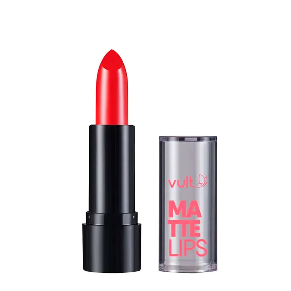 Batom Cremoso Vult Matte Lips 11 Vermelho Real