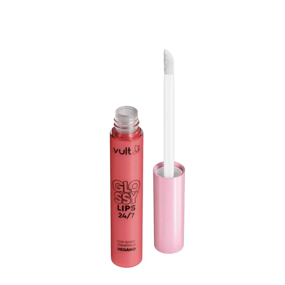 Gloss Labial Vult Glossy Lips Rosa Cintilante