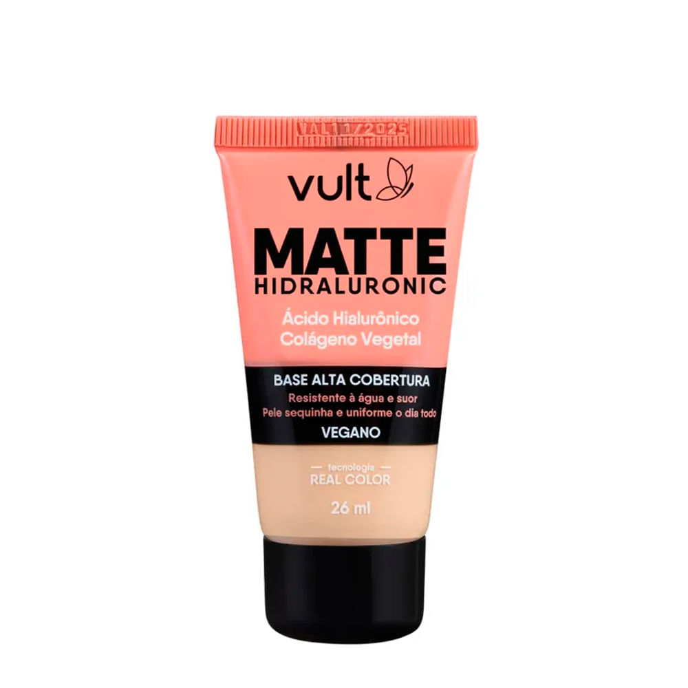 Base Líquida Vult Hidraluronic Matte V200 26ml