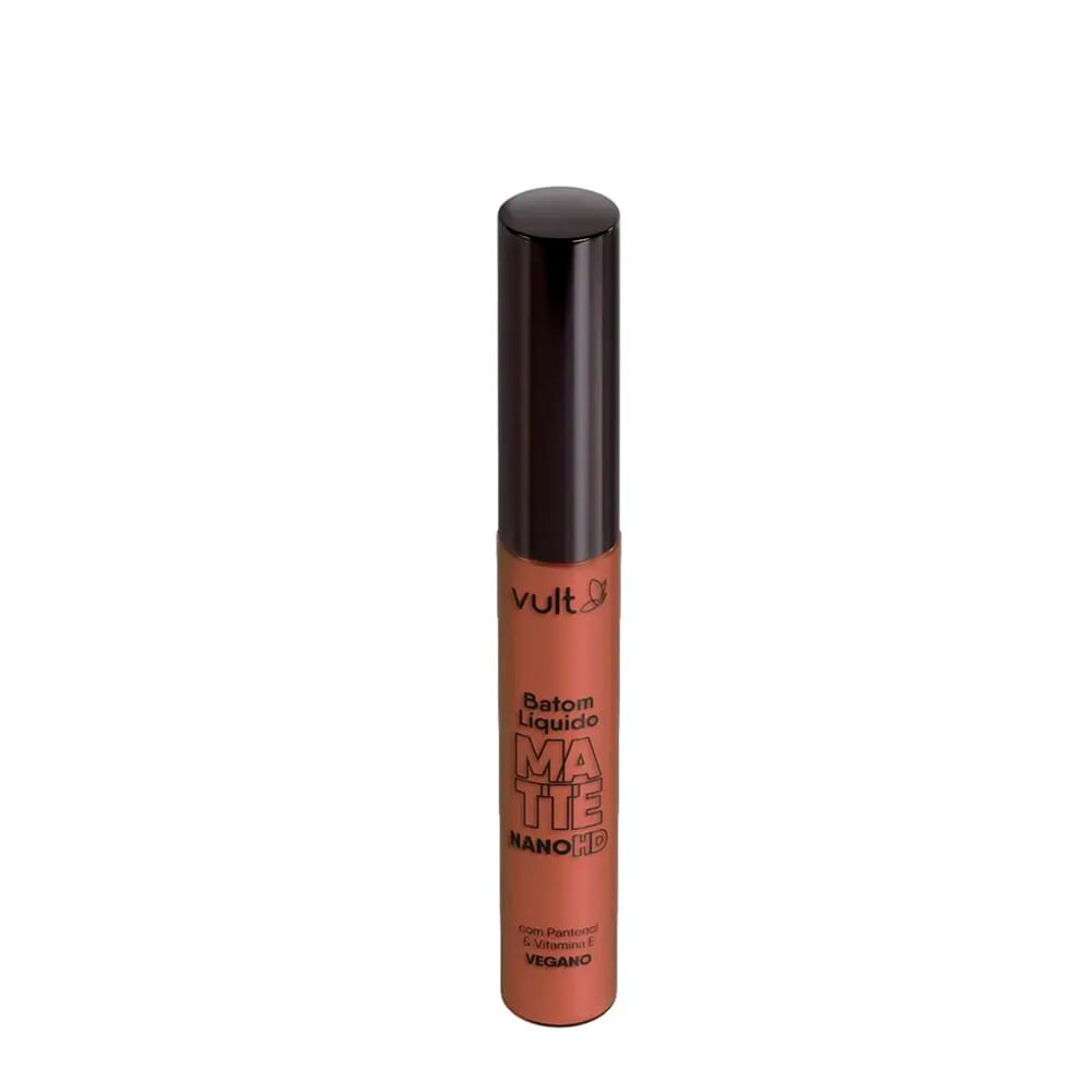 Batom Líquido Matte Vult Nano Hd Caramelo 5ml