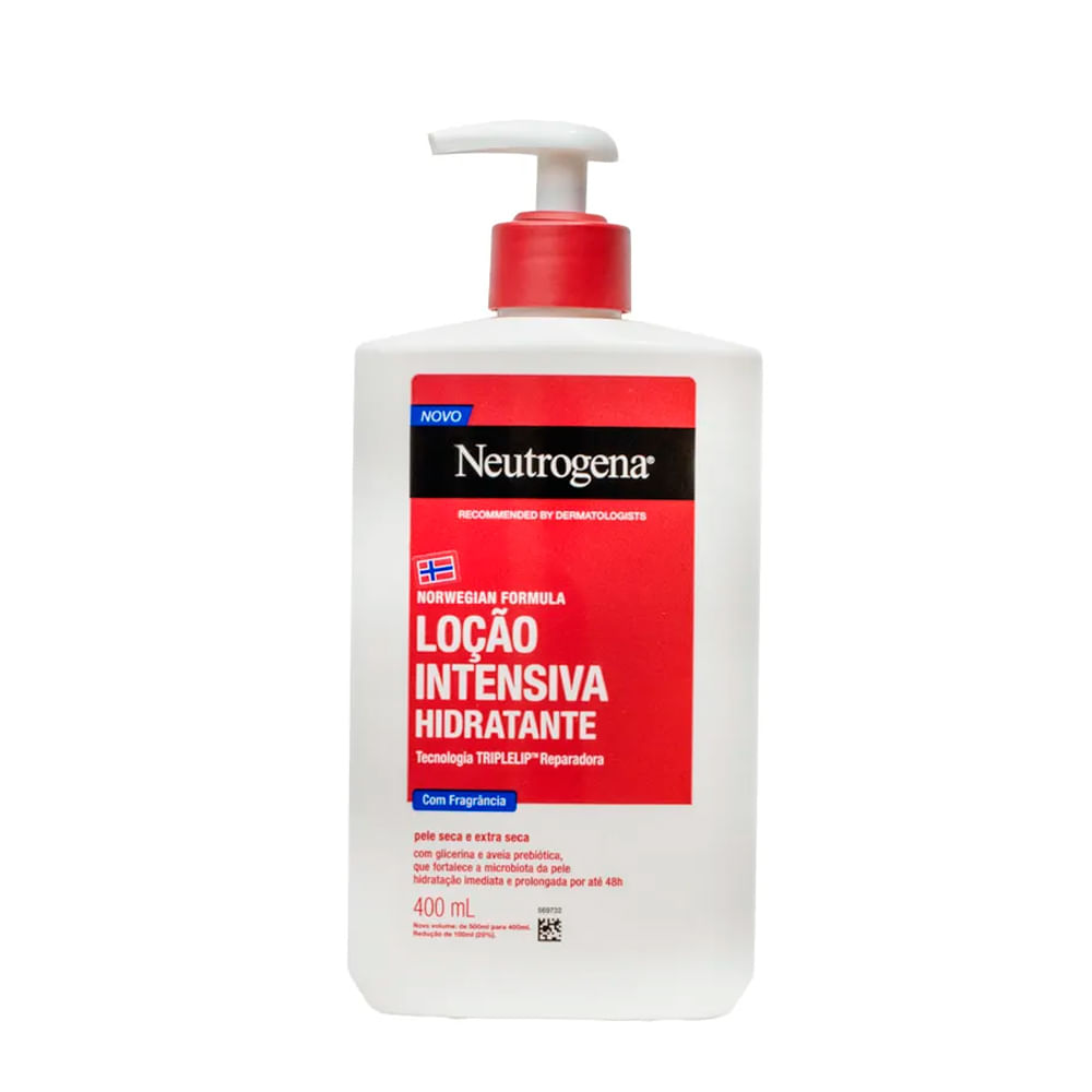Loção Hidratante Corporal Neutrogena Norwegian Formula 400ml Pele Seca a Extra Seca com Fragrância