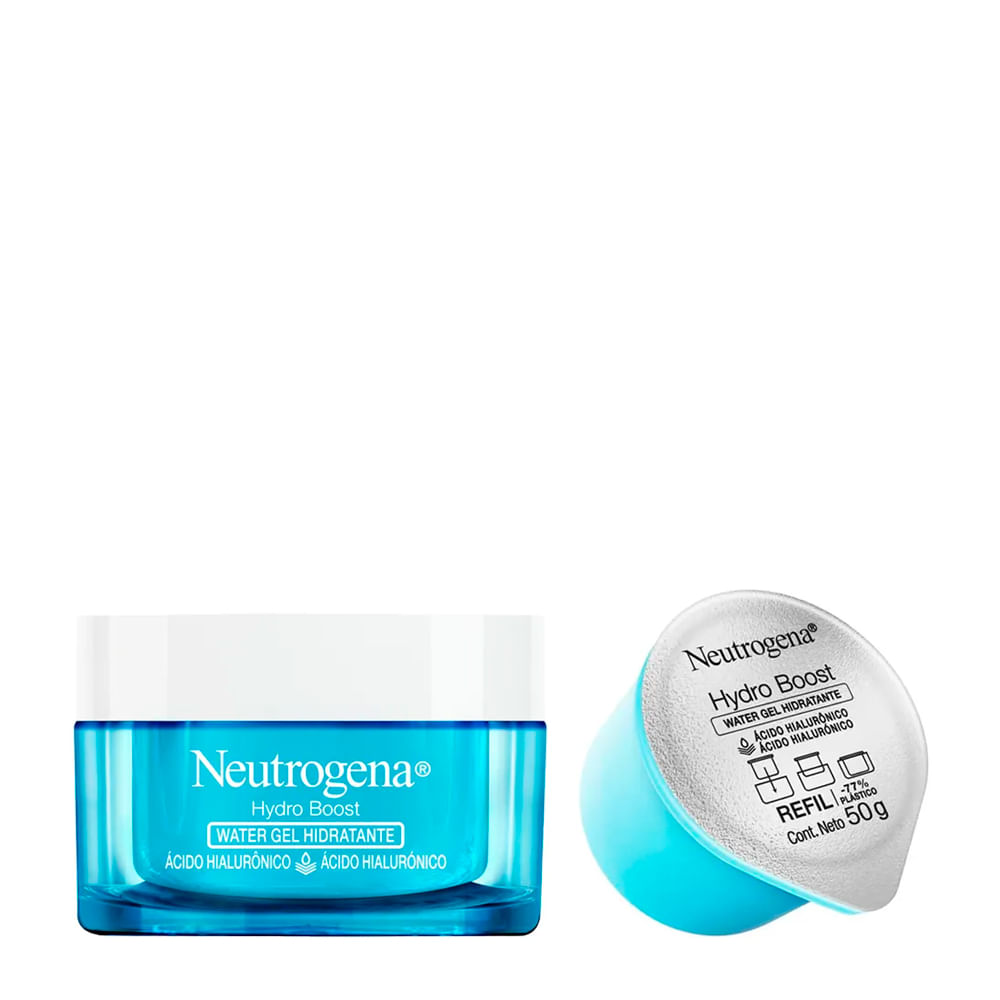 Kit Neutrogena Hydro Boost Hidratante Facial 50g + Refil 50g