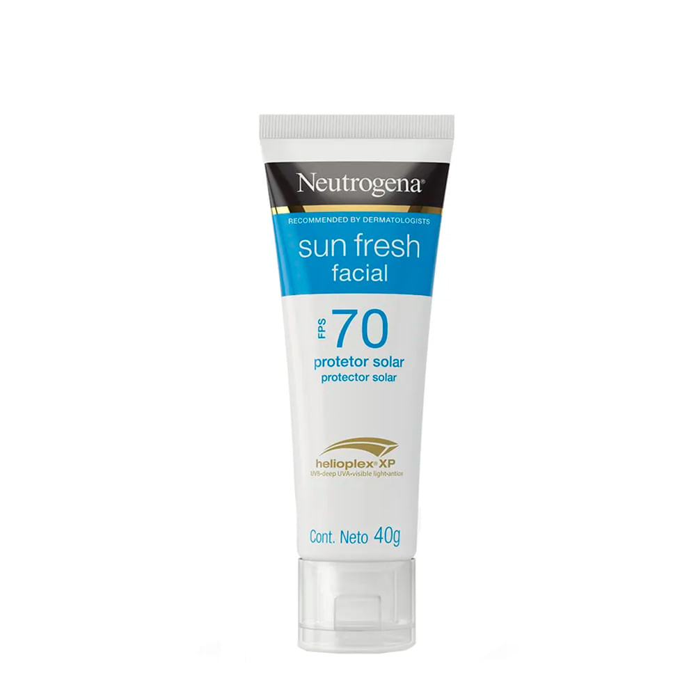 Protetor Solar Facial Neutrogena Sun Fresh® Derm Care FPS 70 40g