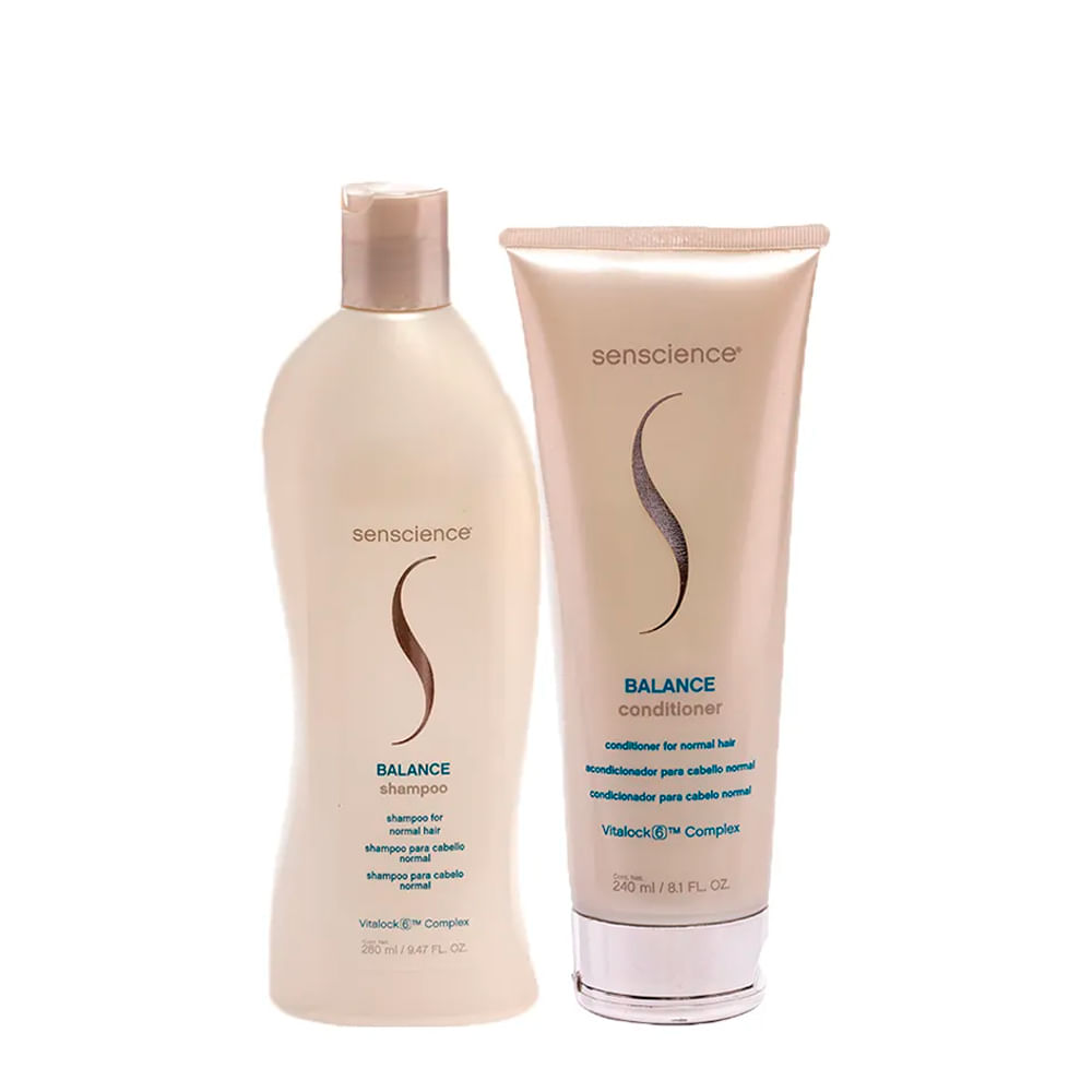 Kit Senscience Balance - Shampoo 280ml + Condicionador 240ml