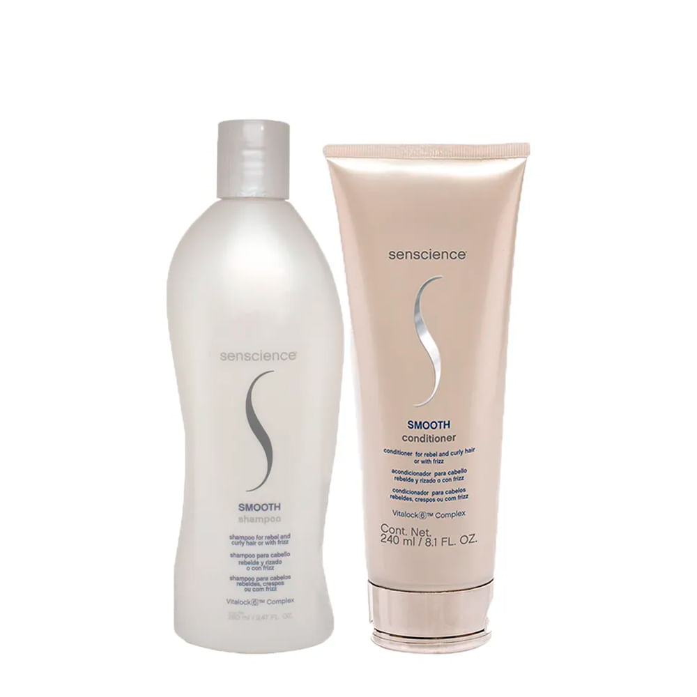 Kit Senscience Smooth - Shampoo 280ml + Condicionador 240ml