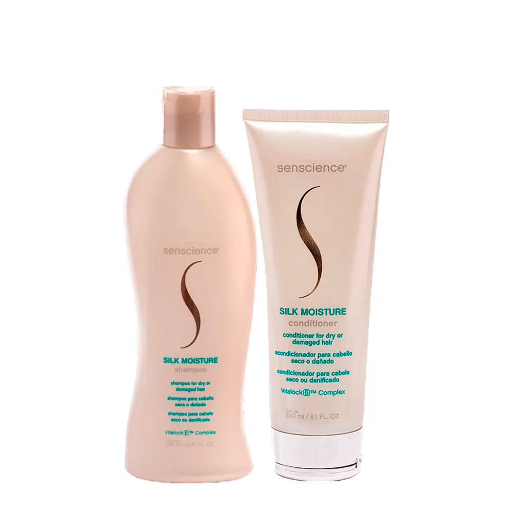 Kit Senscience Silk Moisture - Shampoo 280ml + Condicionador 240ml