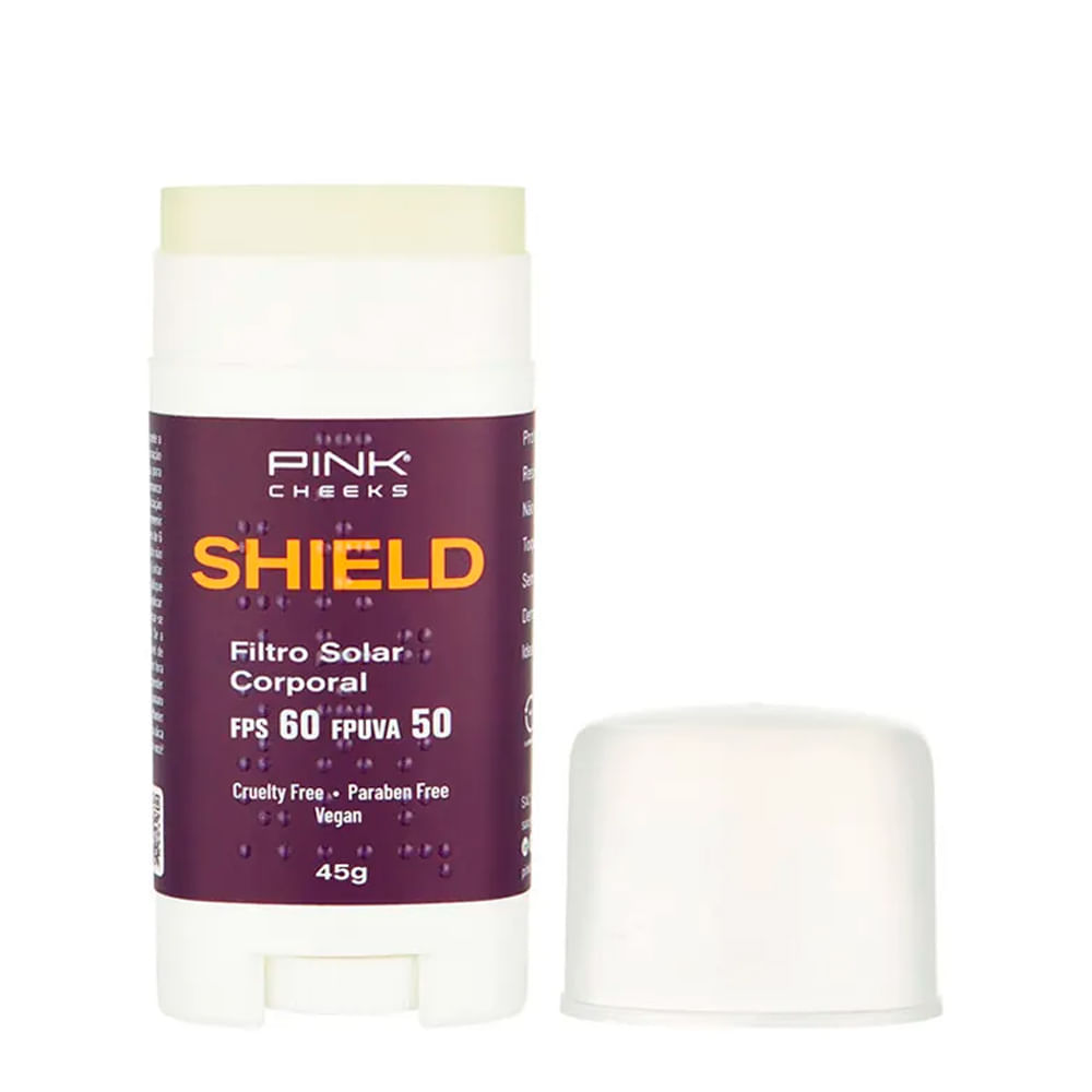 Protetor Solar Corporal Pink Cheeks Shield FPS 60 FPUVA 50 45g