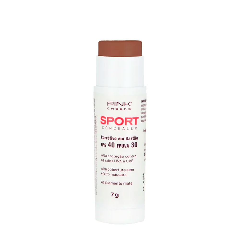 Corretivo em Bastão Pink Cheeks Sport Concealer Fps 40 Fpuva 30 C50 7g