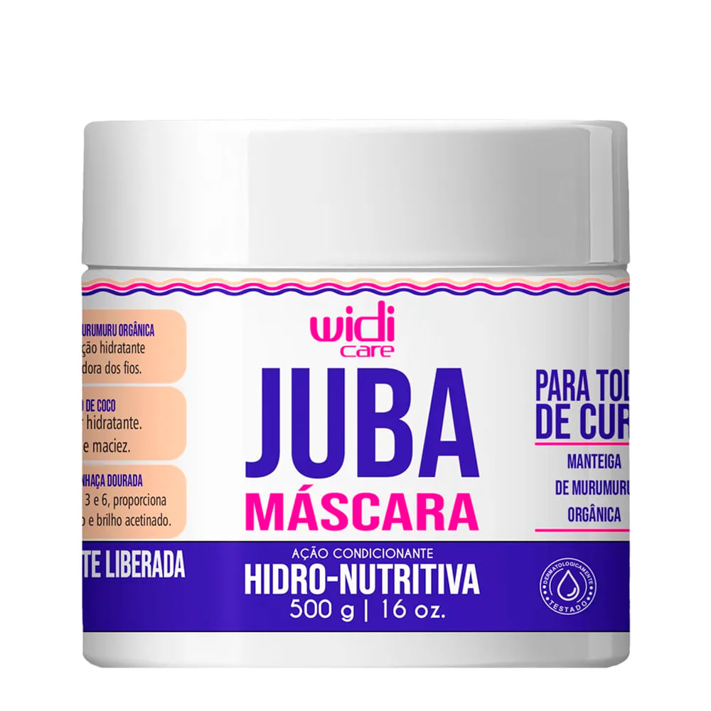 Máscara Widi Care Hidro Nutritiva Condicionante Juba Ação 500ml