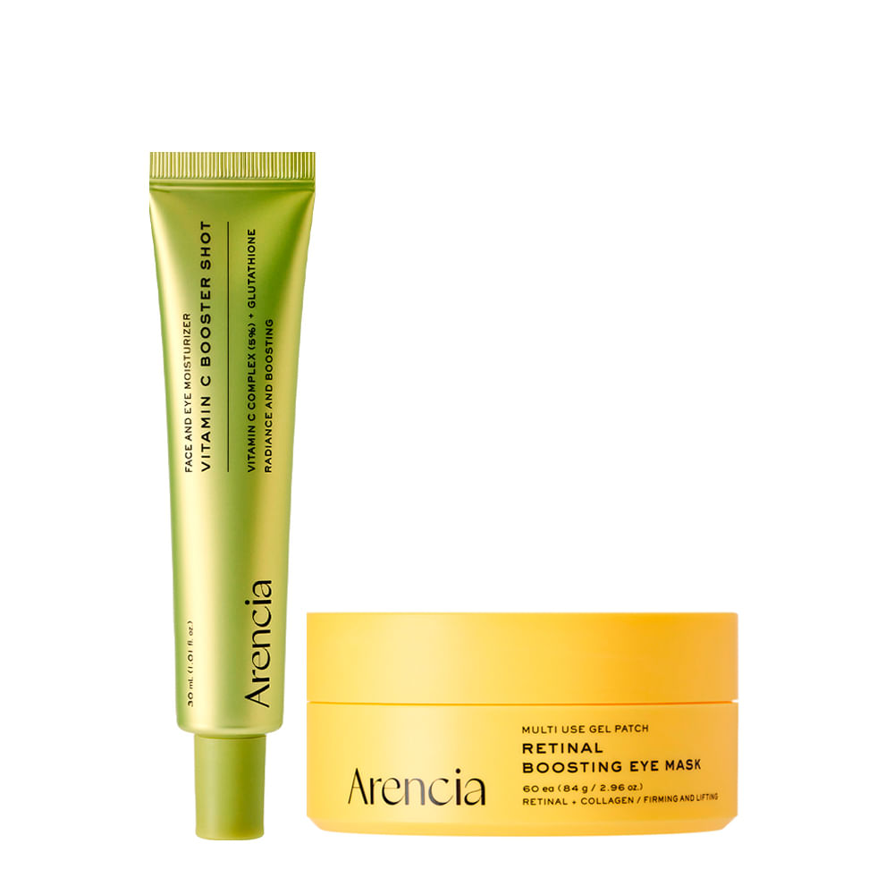 Kit Arencia Dias Alternados - Máscara de Olhos Retinal Eye Mask 84g + Serum Vitamina C 30ml