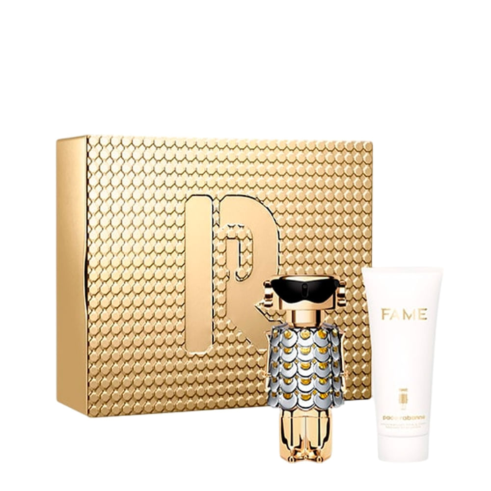 Kit Rabanne Fame Feminino - Eau De Parfum 80ml + Body Lotion 100ml