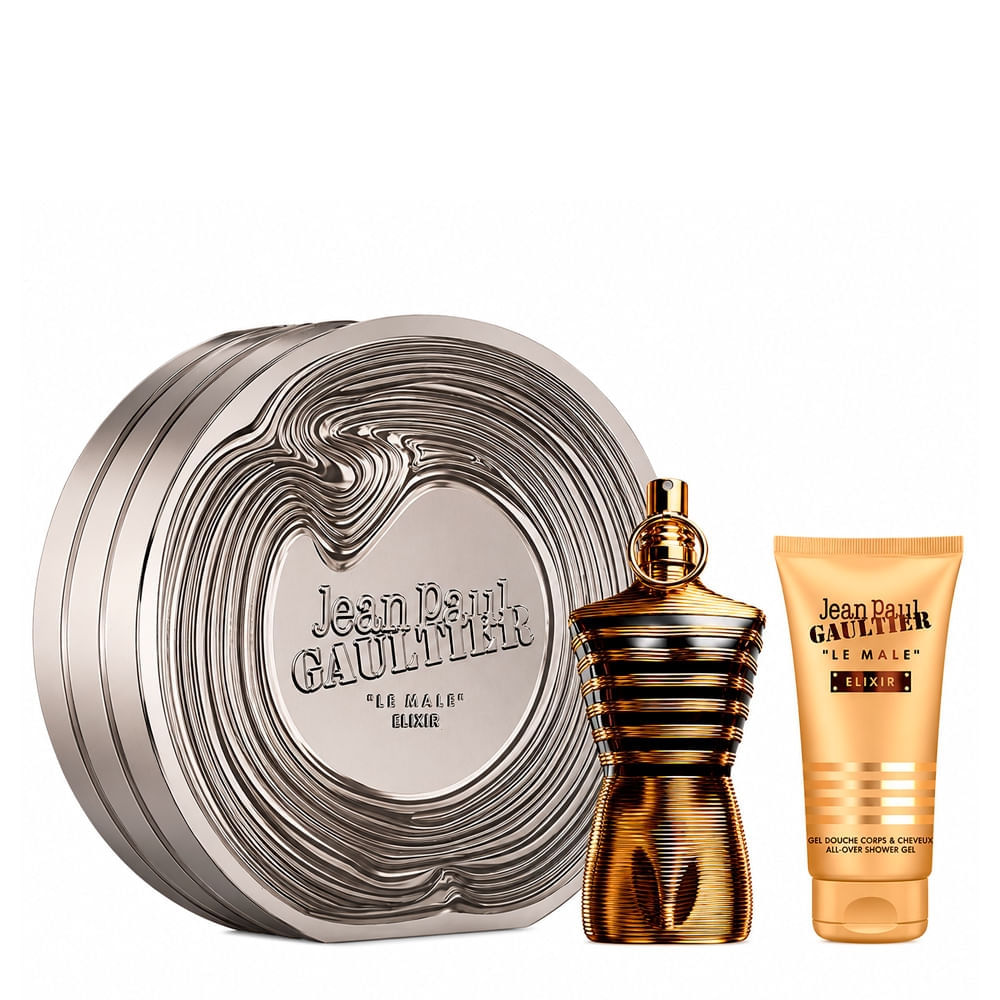 Kit Jean Paul Gaultier Le Male Elixir Masculino - Parfum 125ml + Shower Gel 75ml