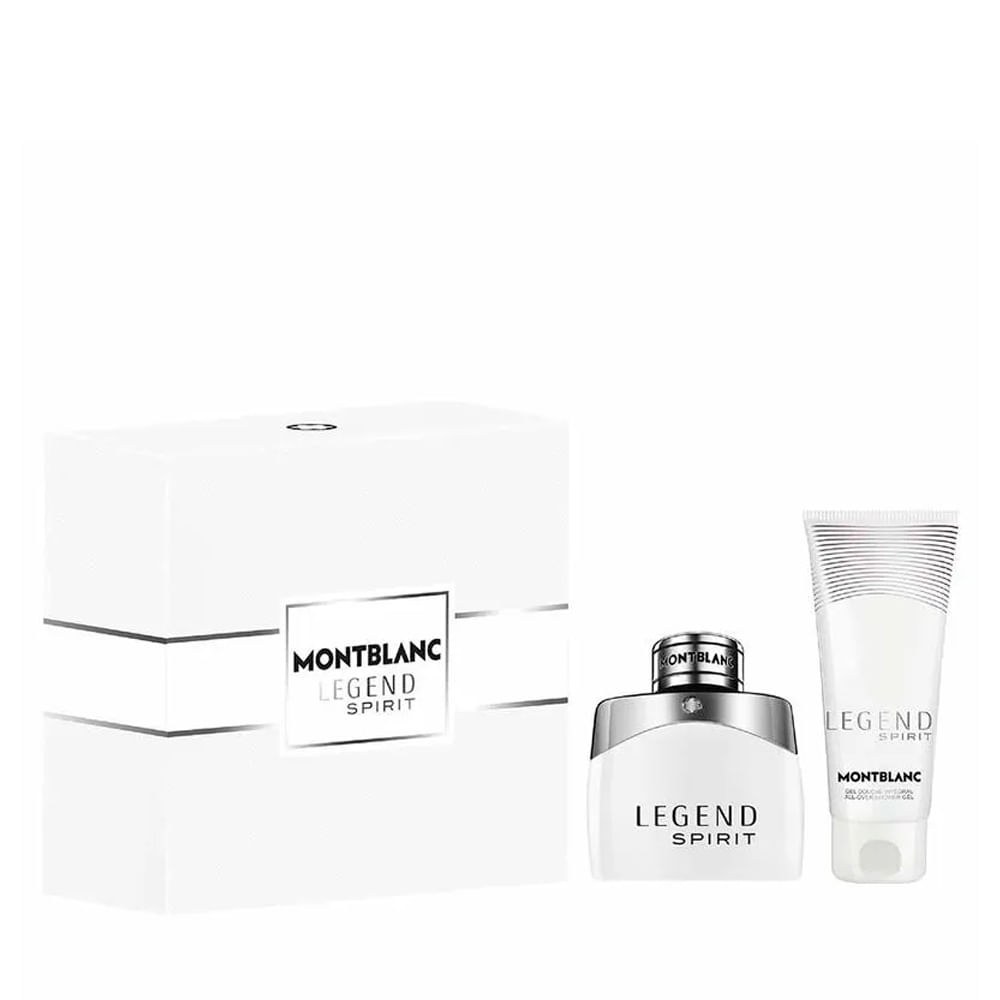 Kit Perfume Montblanc Legend Spirit Masculino - Eau de Toilette 50ml + Gel de Banho 100ml