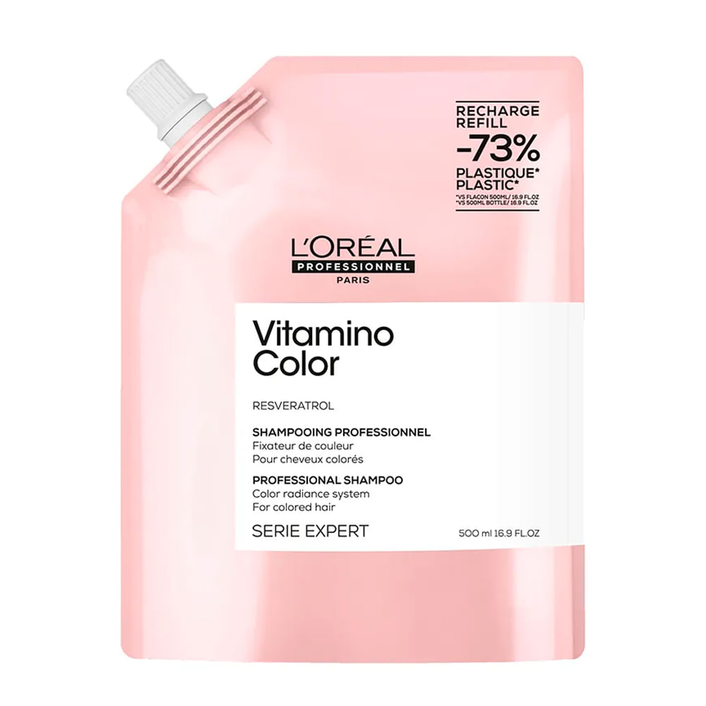 Shampoo L'Oréal Professionnel Serie Expert Vitamino Color 500ml Refil