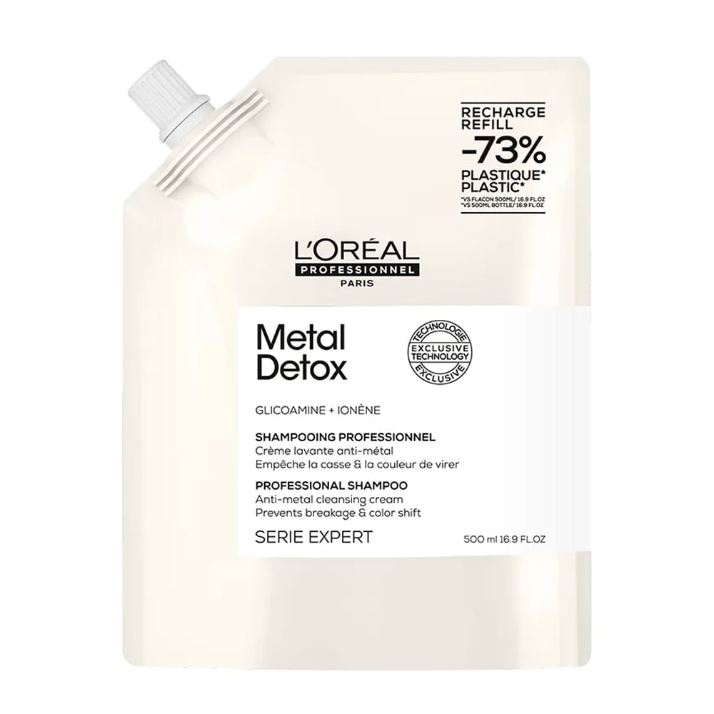 Shampoo L'Oréal Professionnel Serie Expert Metal Detox 500ml Refil