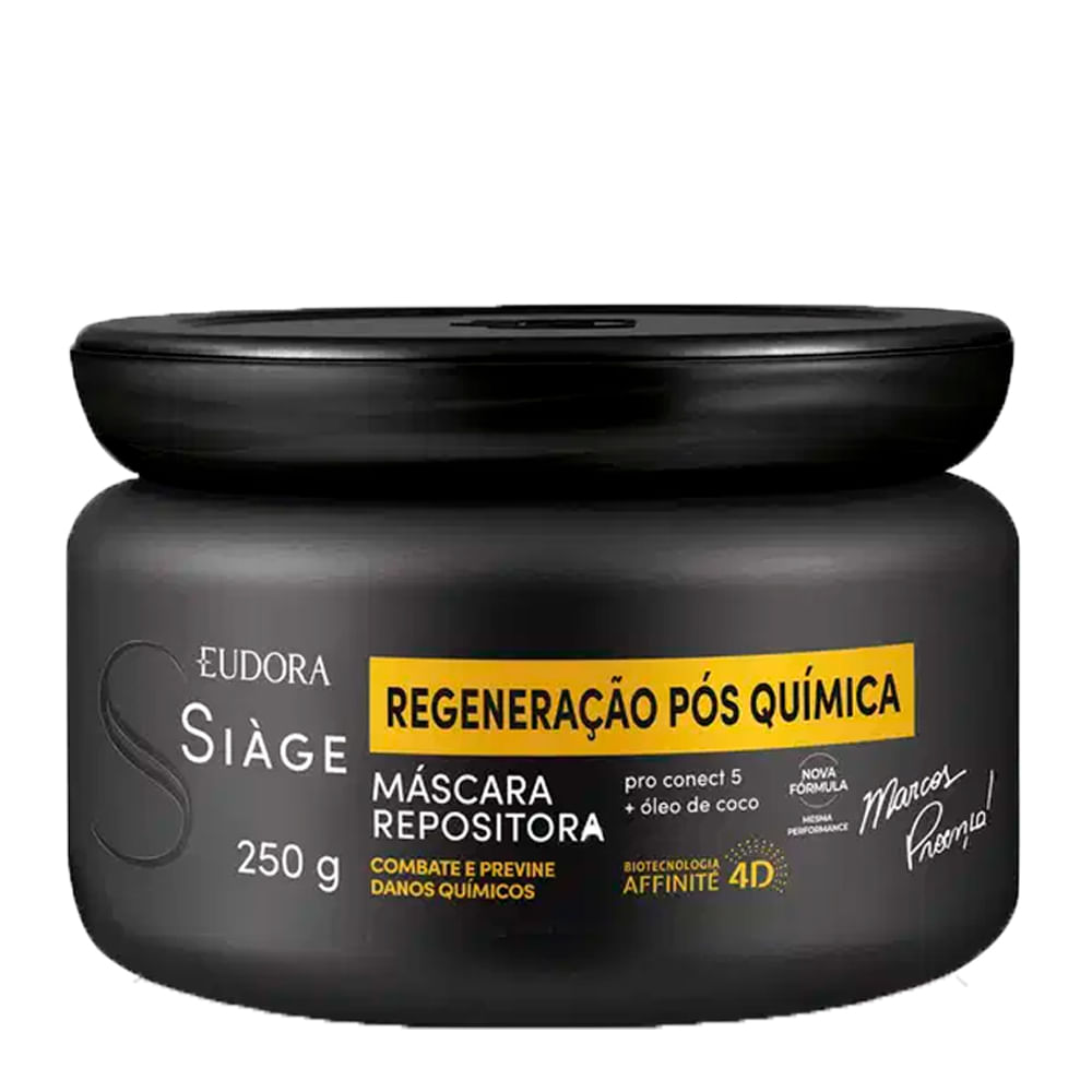 Máscara Repositora Eudora Siàge Regeneração Pós Química 4D 250g